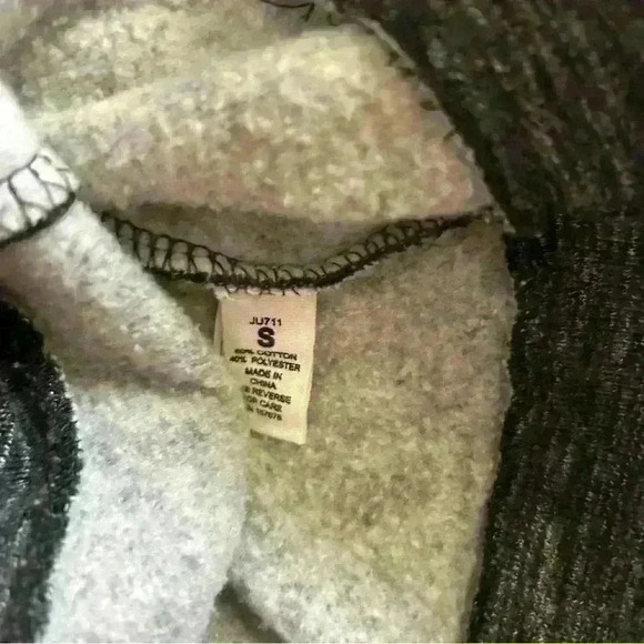 Women's Reflex Brand Tricolor Hooded Pullover Sweater Multicolor Size S - Picture 5 of 5